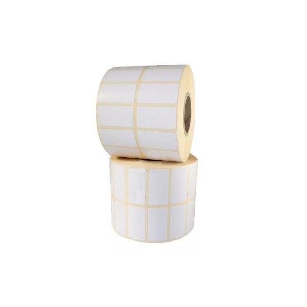 ROLLO 200 ETIQUETAS ADHESIVAS PACIFIC, BLANCO SEMI BRILLANTE, IMPERMEABLE, PARA CODIGOS DE BARRA. - Imagen 4