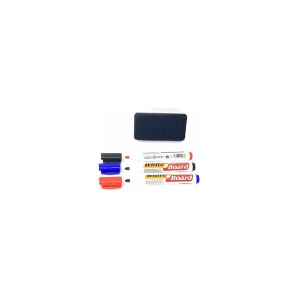 PACK DE 6 PIZARRAS BLANCA MAGNETICA GALVANIZADA PACIFIC 90X60CM, INCLUYE 3 MARCADORES Y BORRADOR - Imagen 2