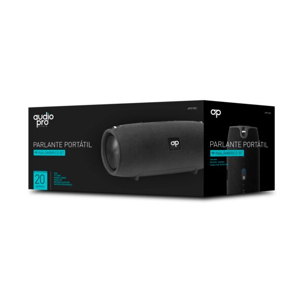 PARLANTE BLUETOOTH PORTATIL DBLUE CON ENTRADA SD/USB/ RADIO FM. BLACK - Imagen 6