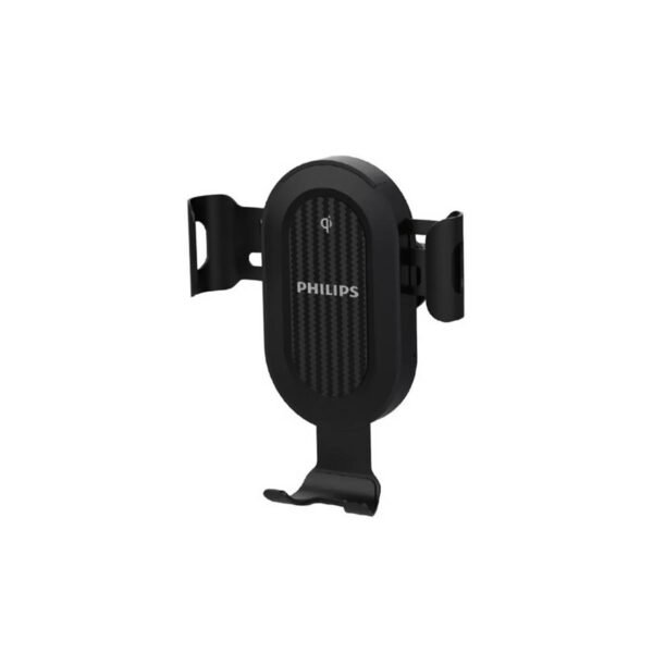 SOPORTE TELEFONO AUTO CON CARGADOR PHILIPS, PROTECCION SOBRECARGA, COMPATIBILIDAD AMPLIA, ENTRADA DC 5V 2A/9V 1.6A, SALIDA 5W/7.5W/10W. - Imagen 3