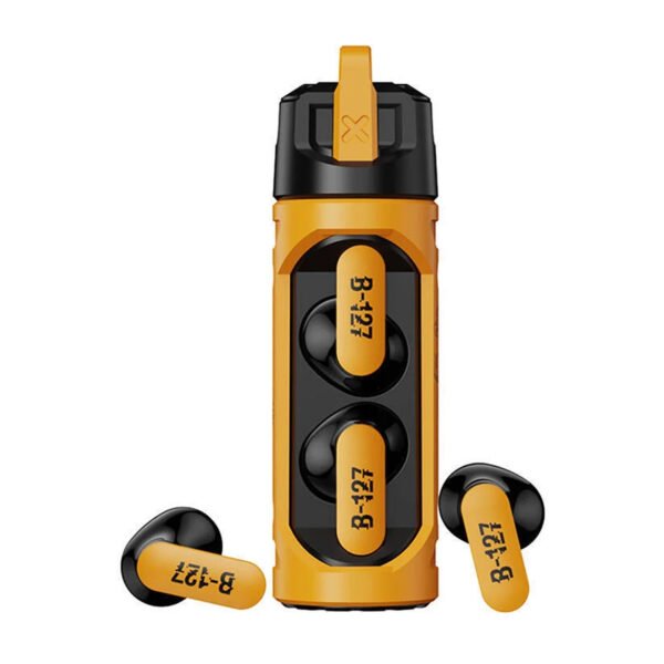 AURICULARES BLUETOOTH 5.4 TRANSFORMERS, HIFI ESTEREO, MODO DUAL, CONTROL TACTIL, DISEÑO MECANICO, LARGA DURACION. YELLOW