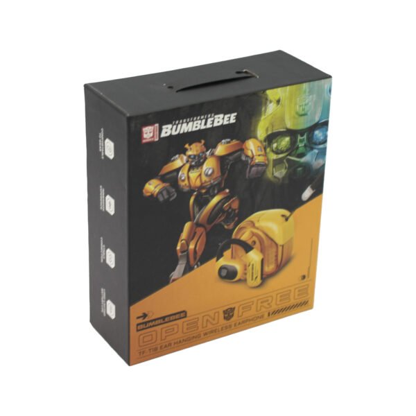 AURICULARES BLUETOOTH 5.4 TRANSFORMERS, REDUCCION DE RUIDO, SONIDO 3D ESTEREO, DISEÑO COMODO, LARGA DURACION. YELLOW - Imagen 2