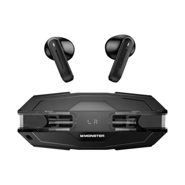 AUDIFONOS IN-EAR, BLUETOOTH 5.3, 10M ALCANCE, 20H REPRODUCCION, 1.5H CARGA, BATERIA 300MAH. BLACK