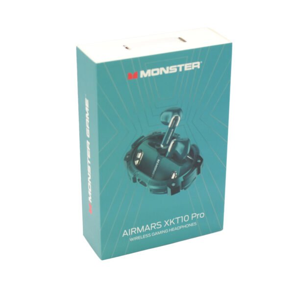 AURICULARES MONSTER INALAMBRICOS, BLUETOOTH 5.3, RESISTENTE A SALPICADURAS, CARGA RAPIDA, ESTUCHE 300MAH, 5 HORAS MUSICA. GREEN